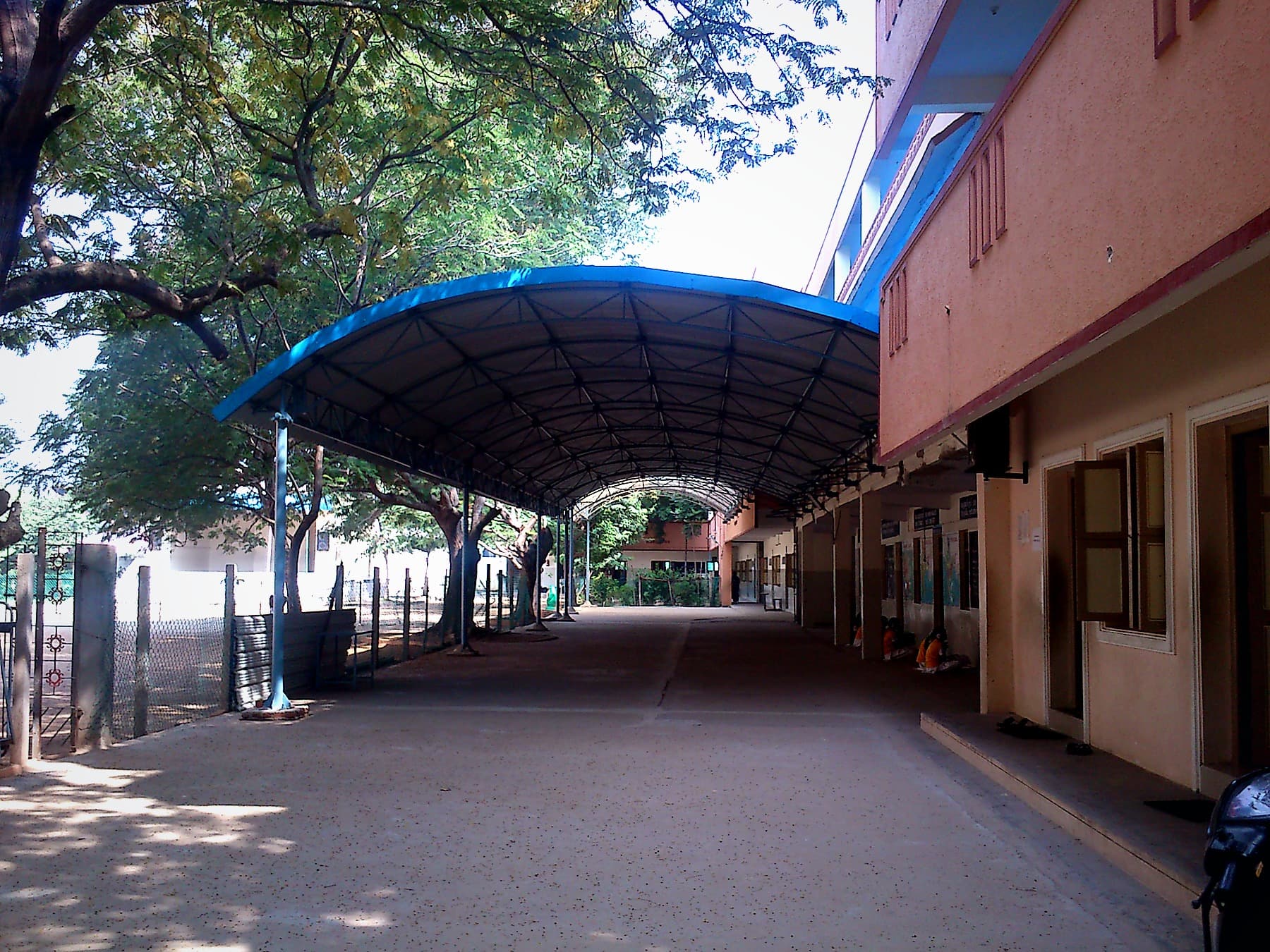 Campus Walkway at BKMHSS, Kelambakkam