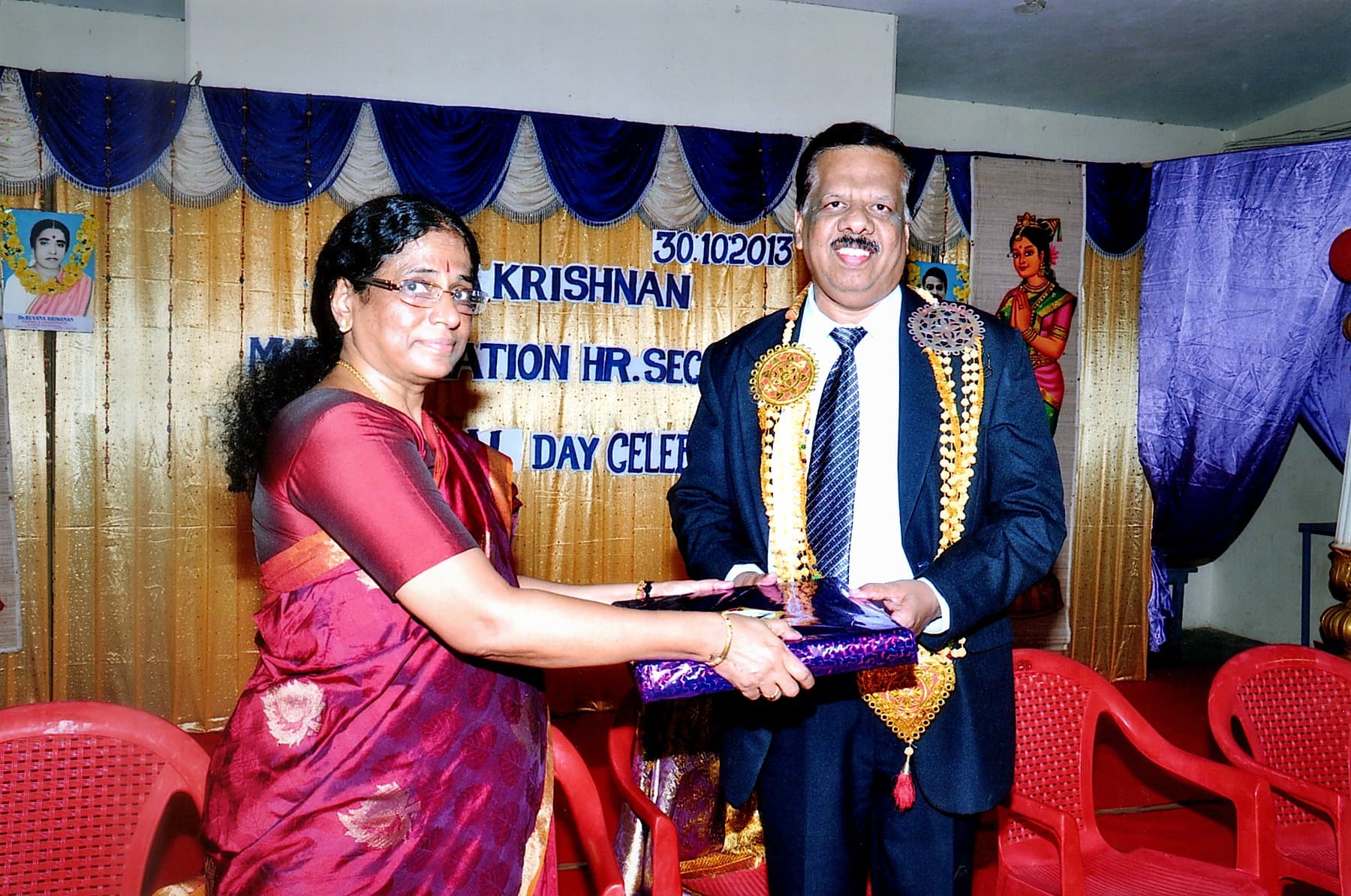School Function Felicitation at BKMHSS, Kelambakkam