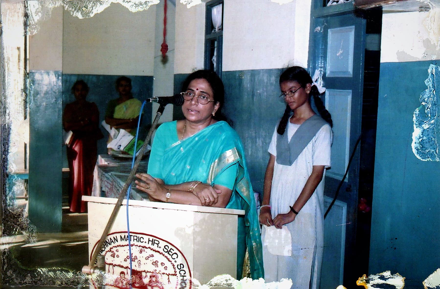 School Podium Address at BKMHSS, Kelambakkam
