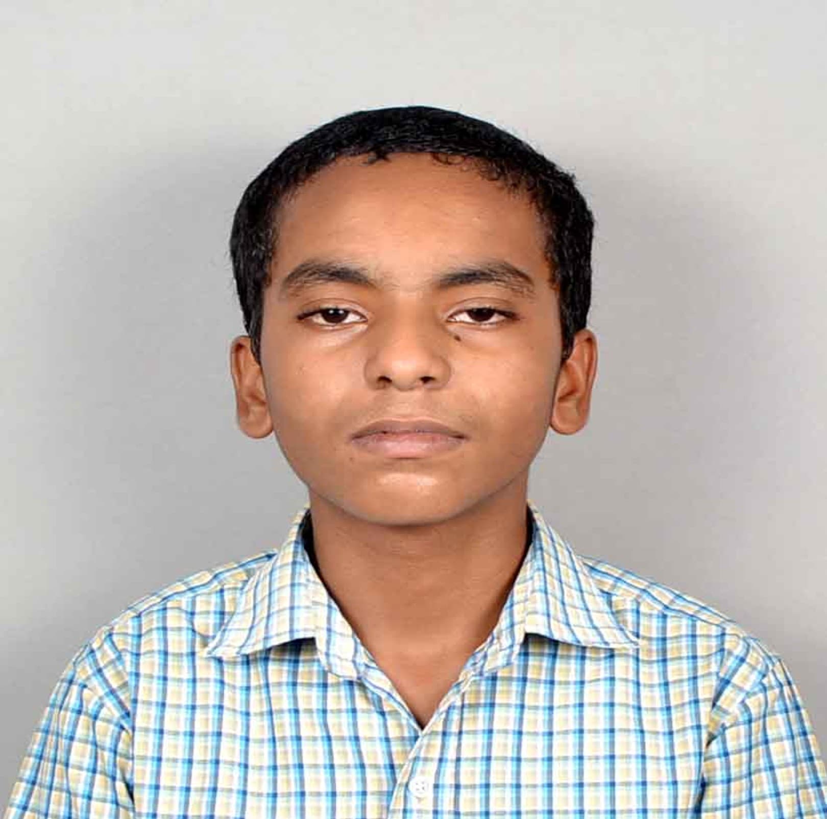 S. Sanjay, Standard X topper at BKMHSS