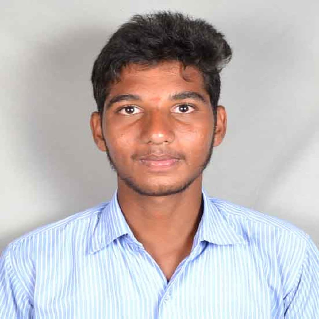 M. Prasanna, Standard XII topper at BKMHSS