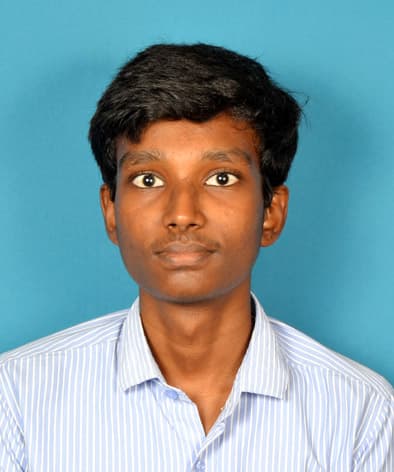 N. Manojkumar, Standard XII topper at BKMHSS