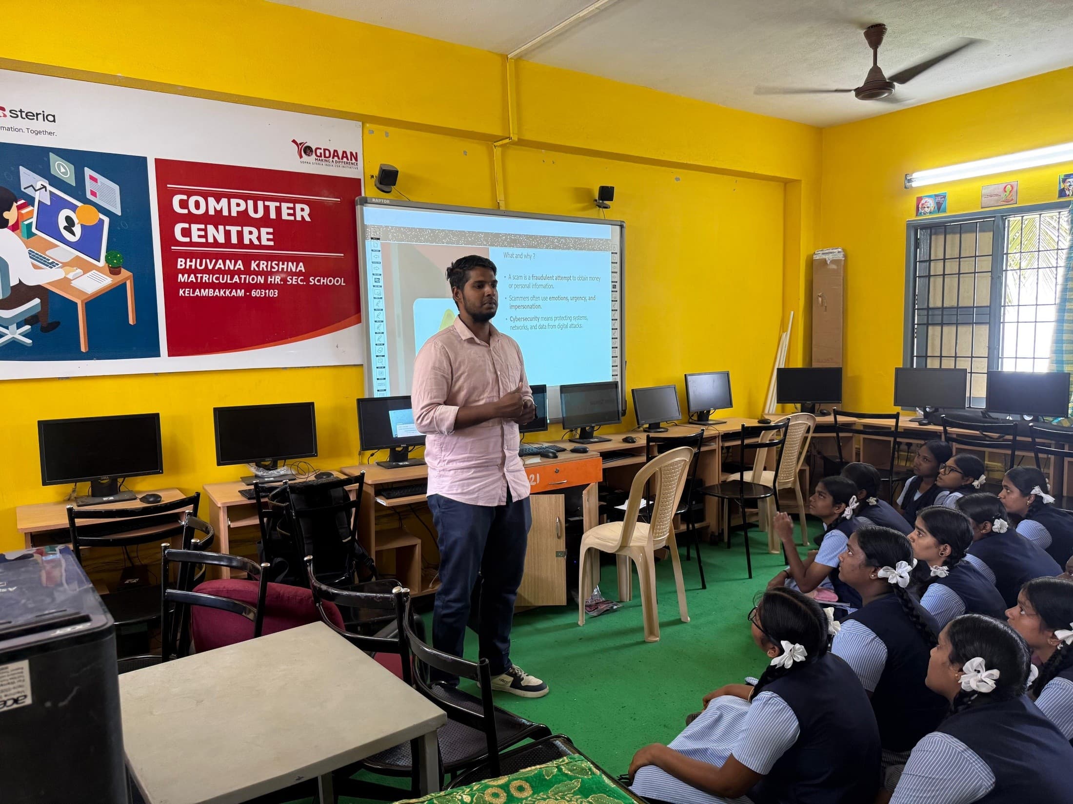 Career guidance session for senior BKMHSS students
