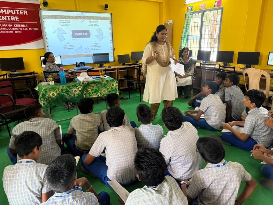Career guidance programme for Higher Secondary students at BKMHSS