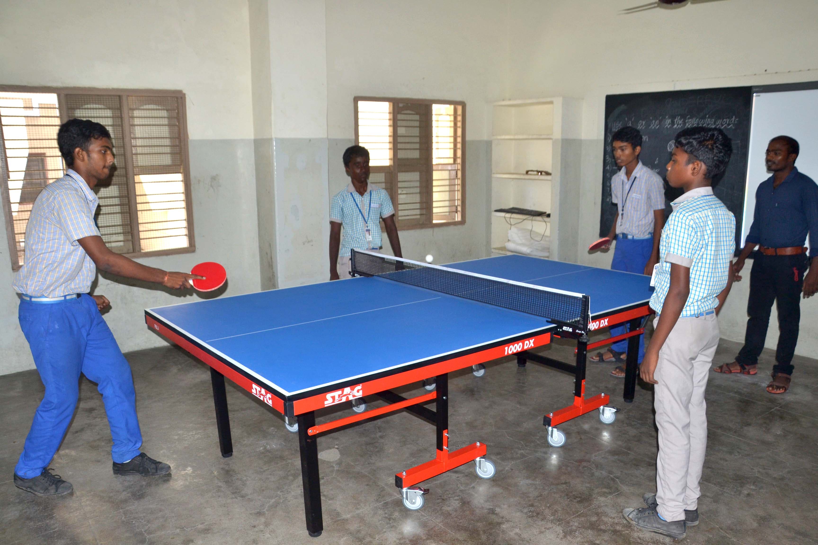 BKMHSS students participating in a disciplined team activity