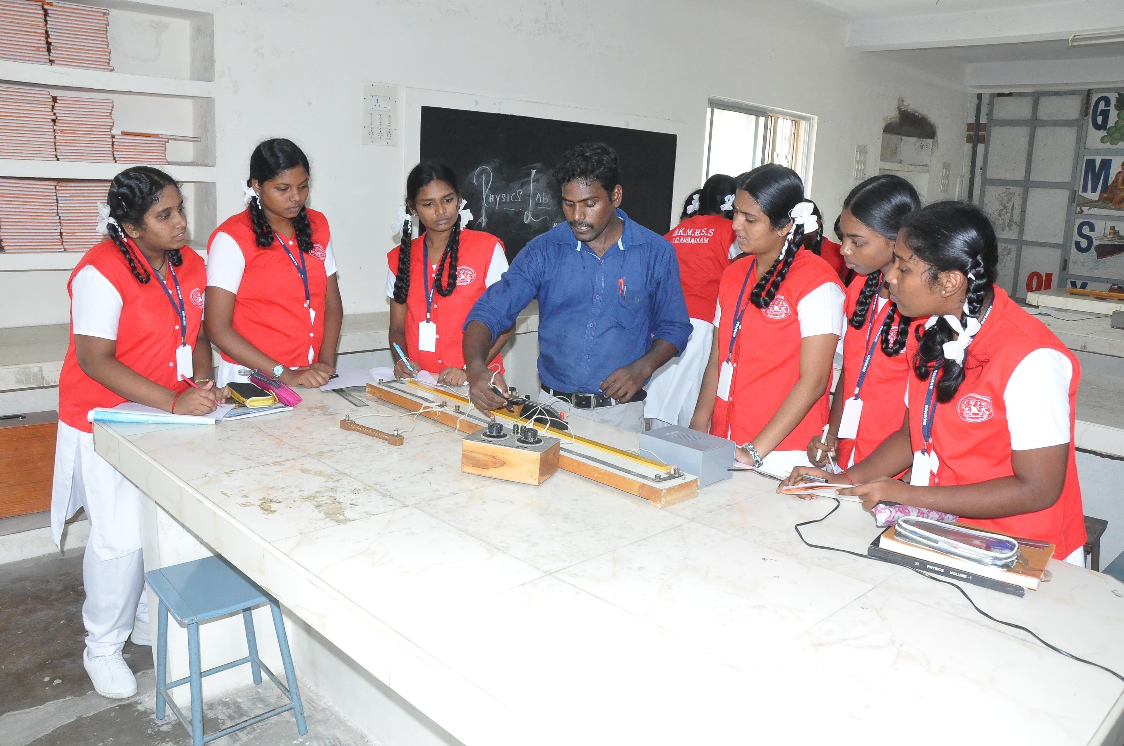 Physics Laboratory at BKMHSS, Kelambakkam