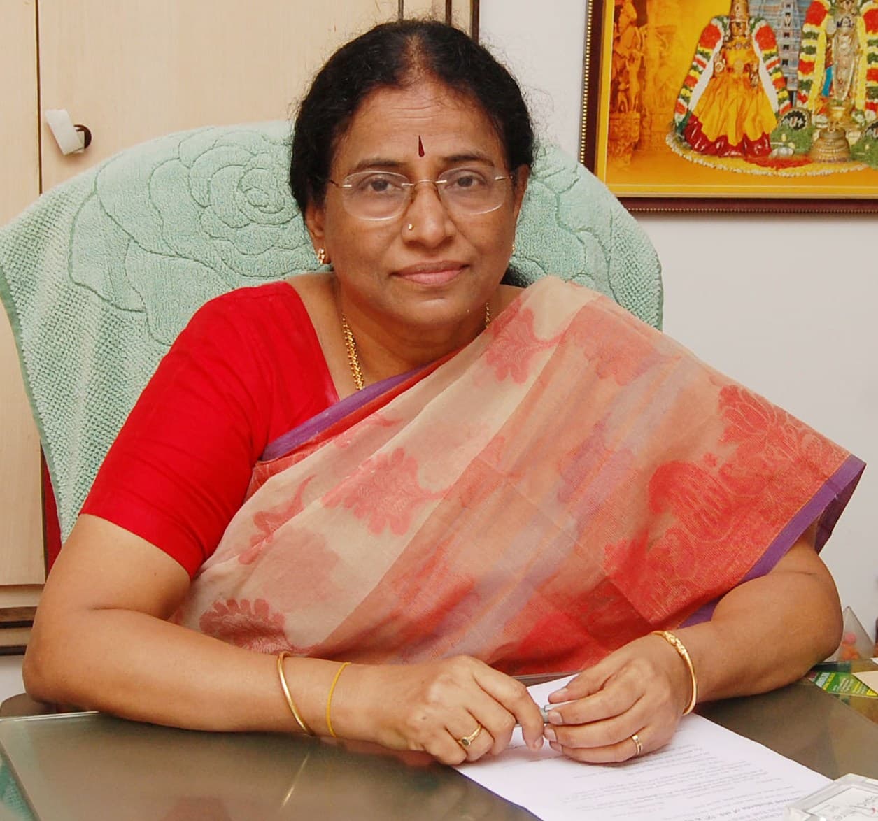 Portrait of Correspondent Mrs. Vedha Srinivasan