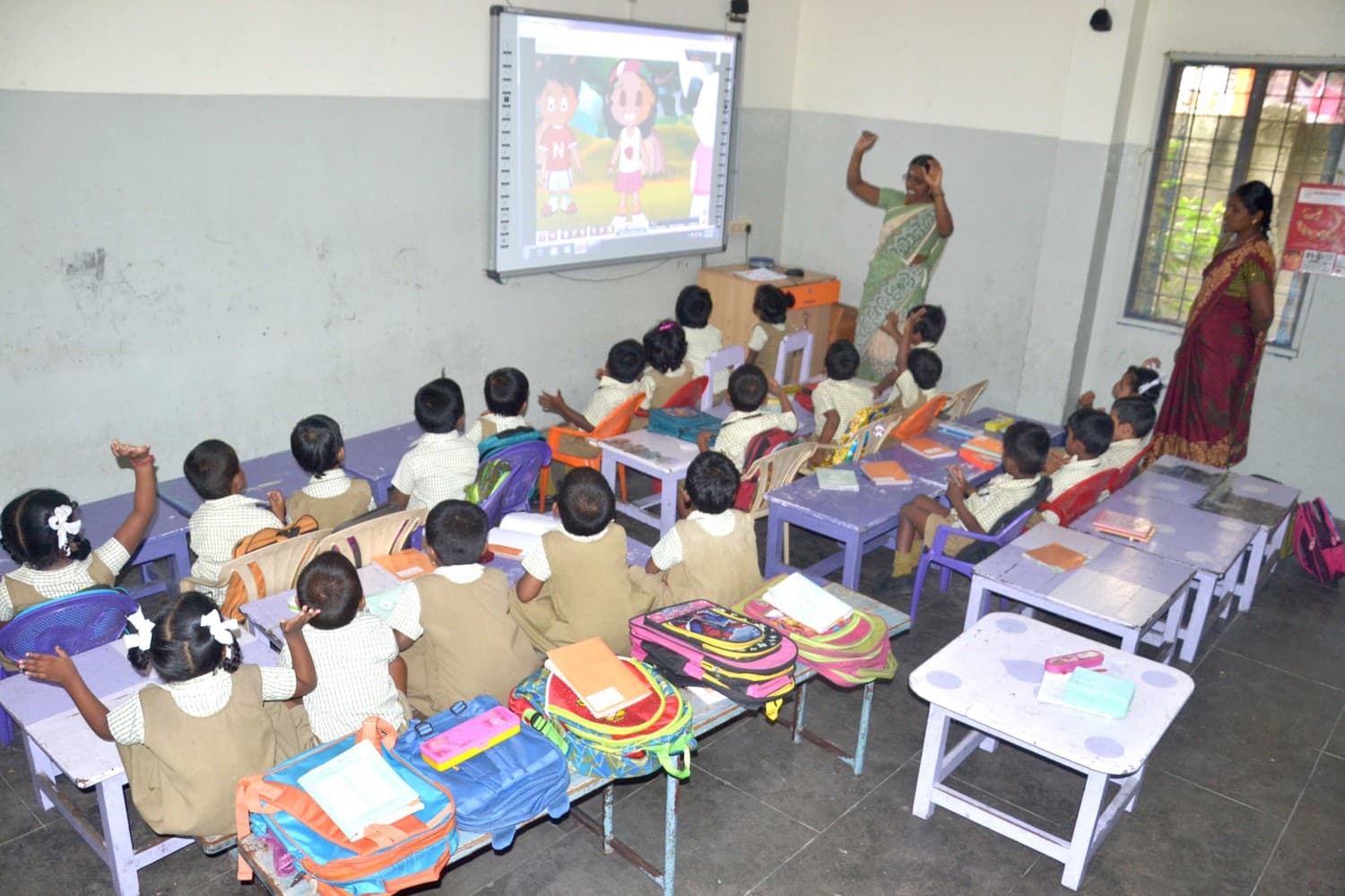 A technology-enabled digital classroom at BKMHSS